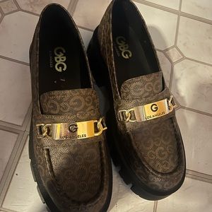 New G By Guess LA Brown Loafers